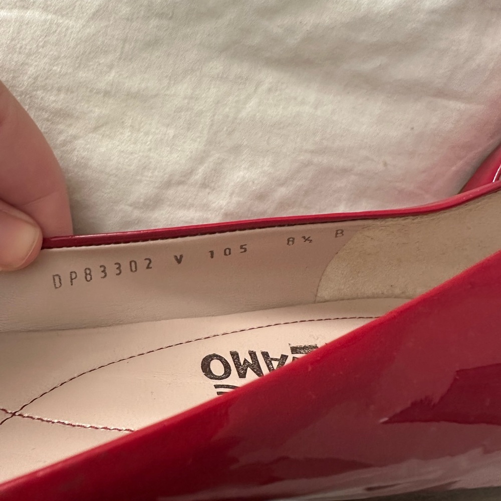 Salvatore Ferragamo Red Women's Flats - Picture 3 of 4